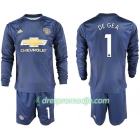 Manchester United Dres DE GEA 1 Dječji Treći 2018/19 Dugim Rukavima